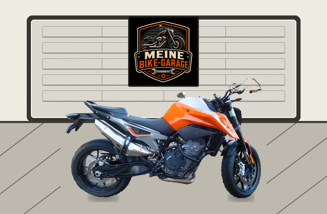 Motorradillustration für KTM 790 Duke