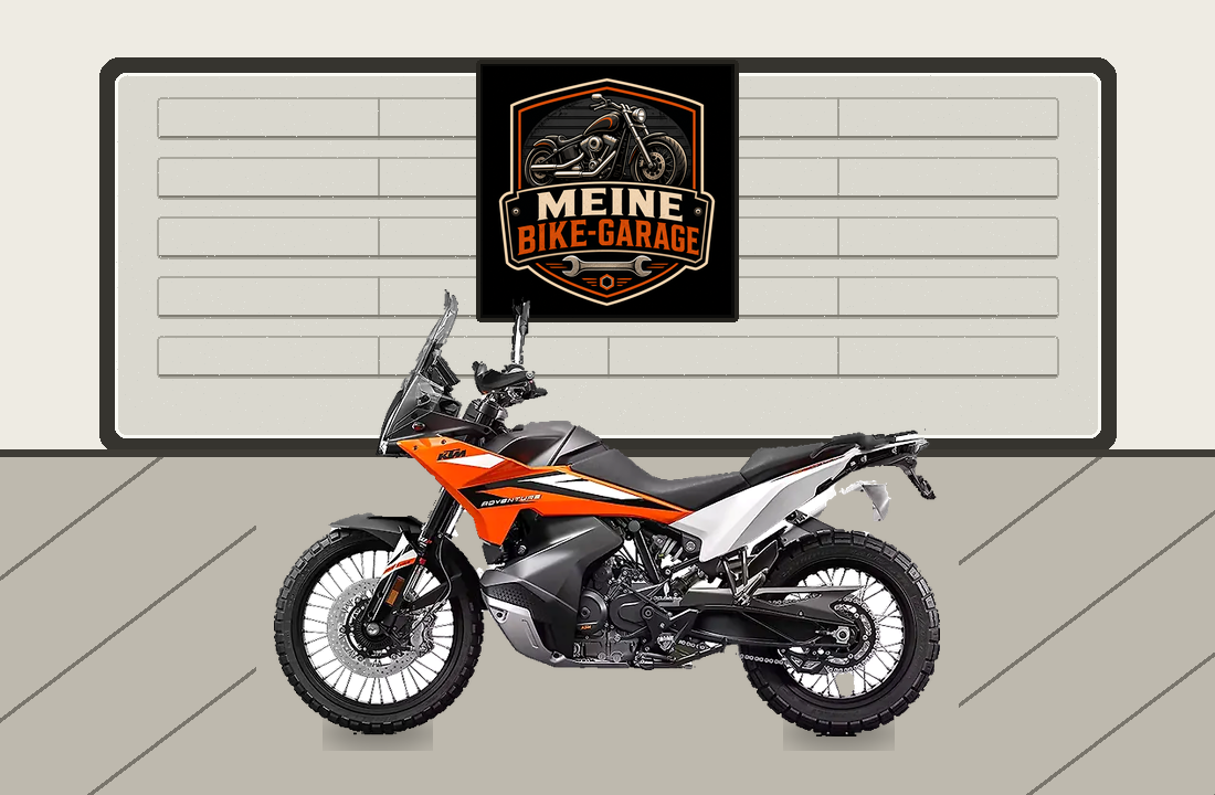 Motorradillustration für KTM 890 Adventure R