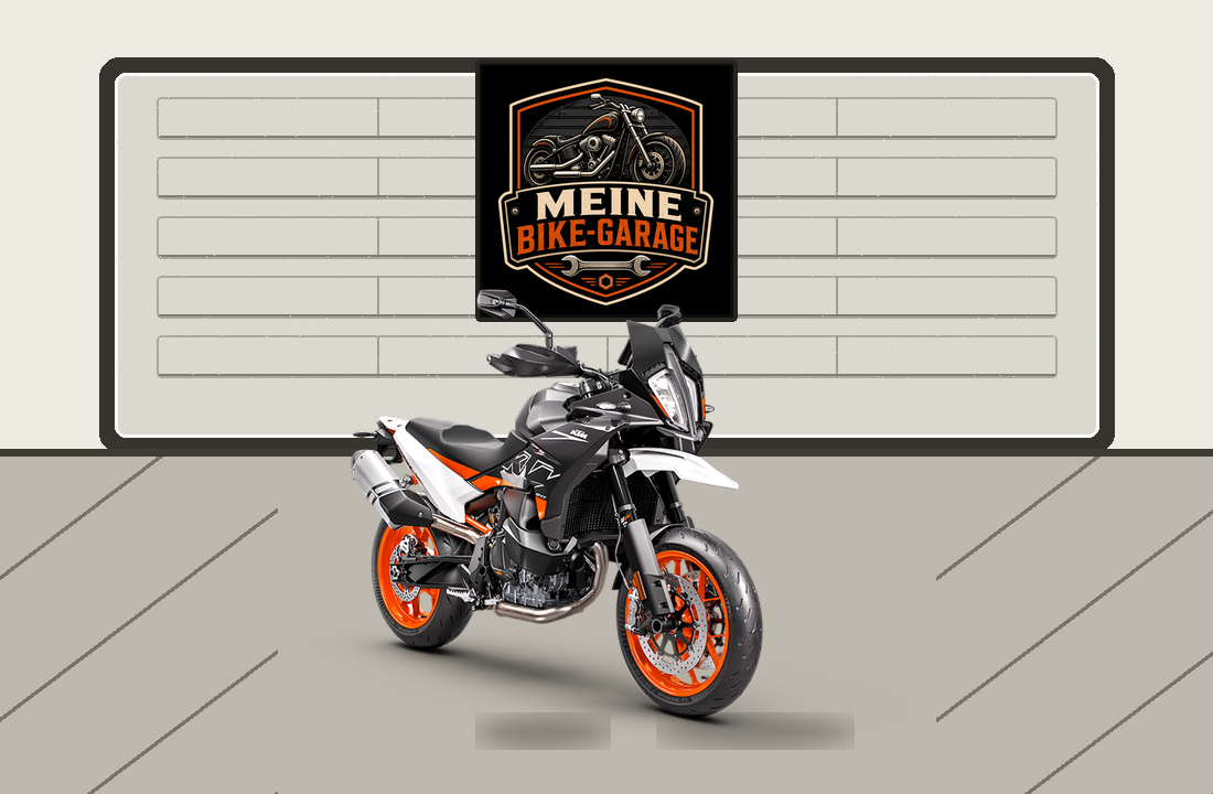 Motorradillustration für KTM 890 SMT