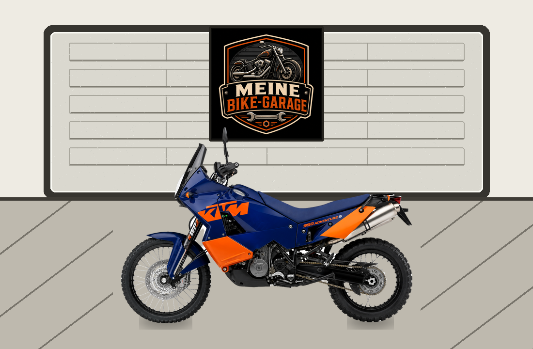Motorradillustration für KTM 950 Adventure S