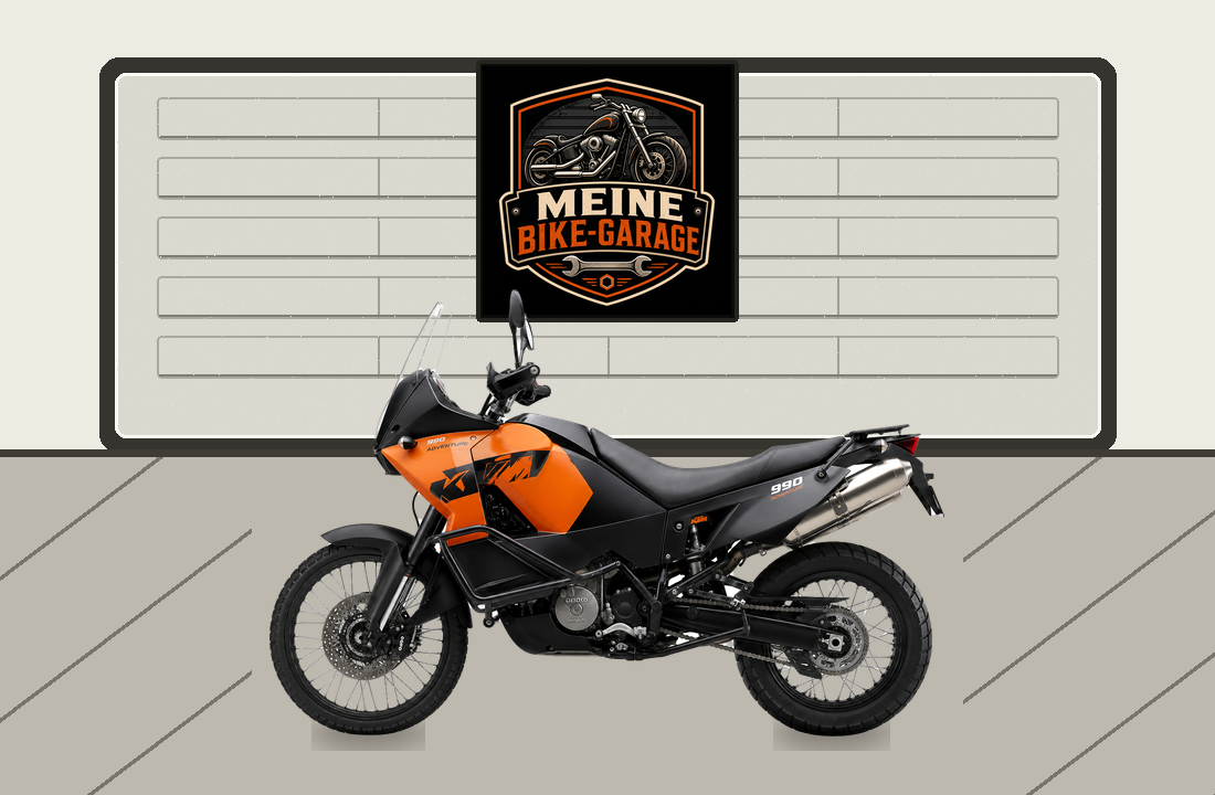 Motorradillustration für KTM 990 Adventure