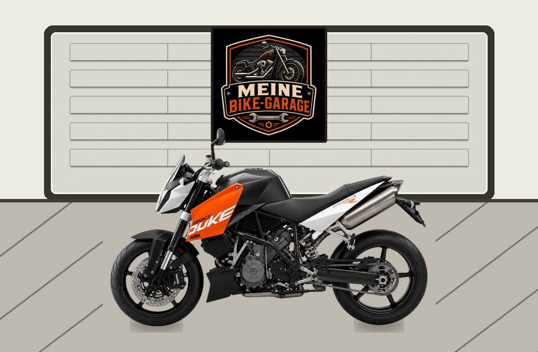 Motorradillustration für KTM 990 Super Duke R