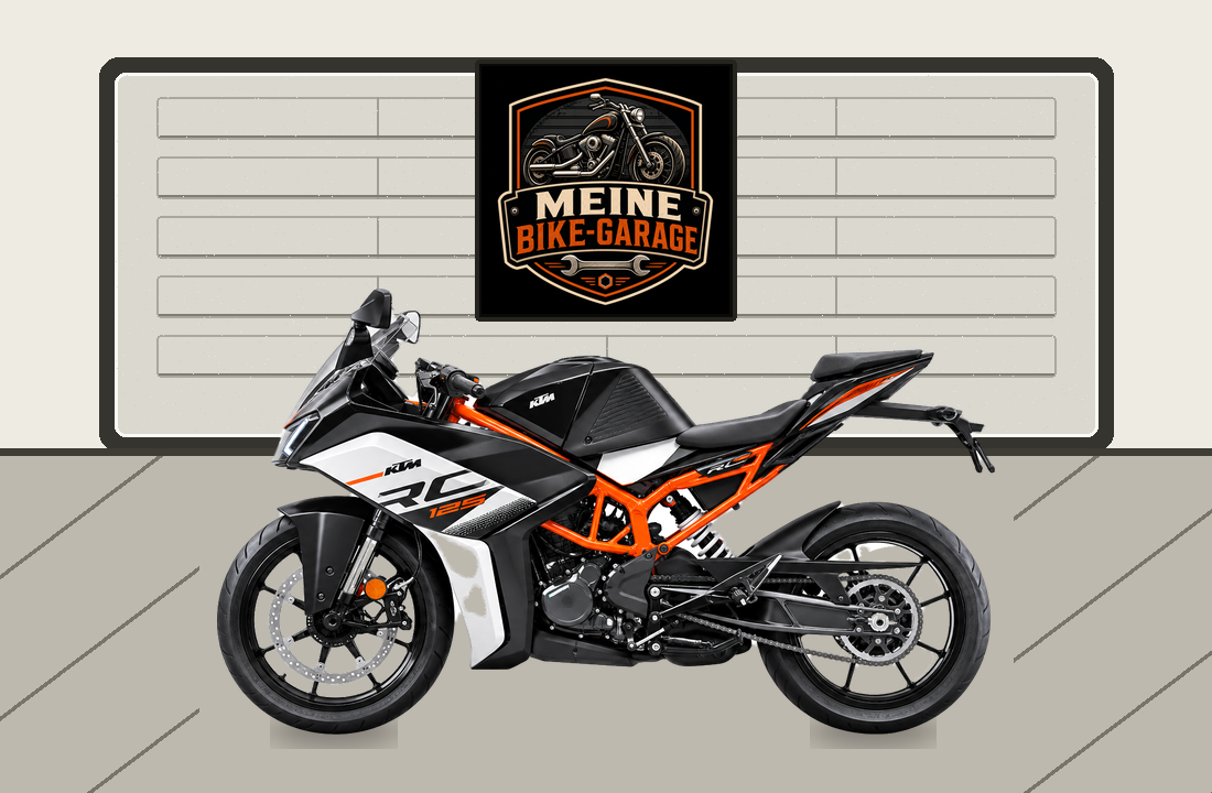 Motorradillustration für KTM RC 125