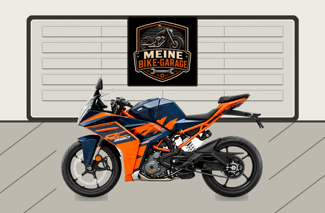 Motorradillustration für KTM RC 390