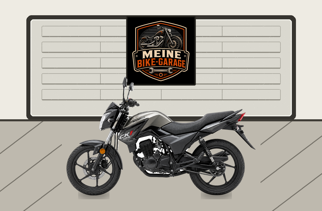 Motorradillustration für Kymco CK1 125