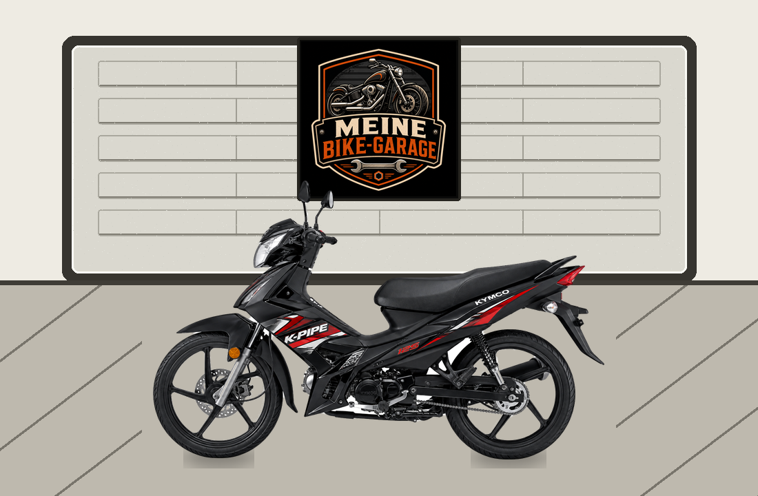 Motorradillustration für Kymco K-Pipe 125
