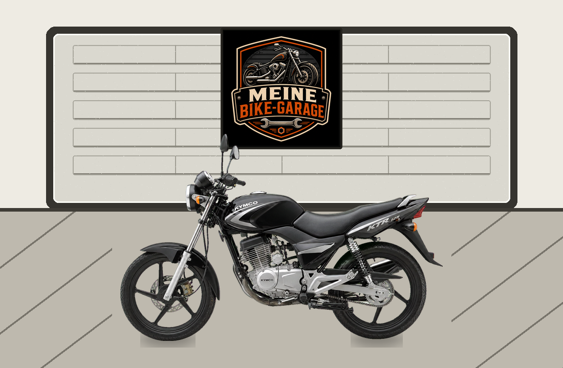 Motorradillustration für Kymco KTR 125