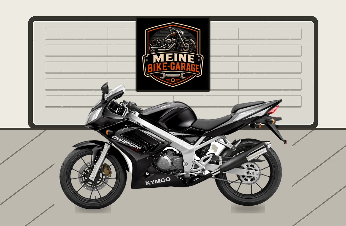 Motorradillustration für Kymco Quannon 125