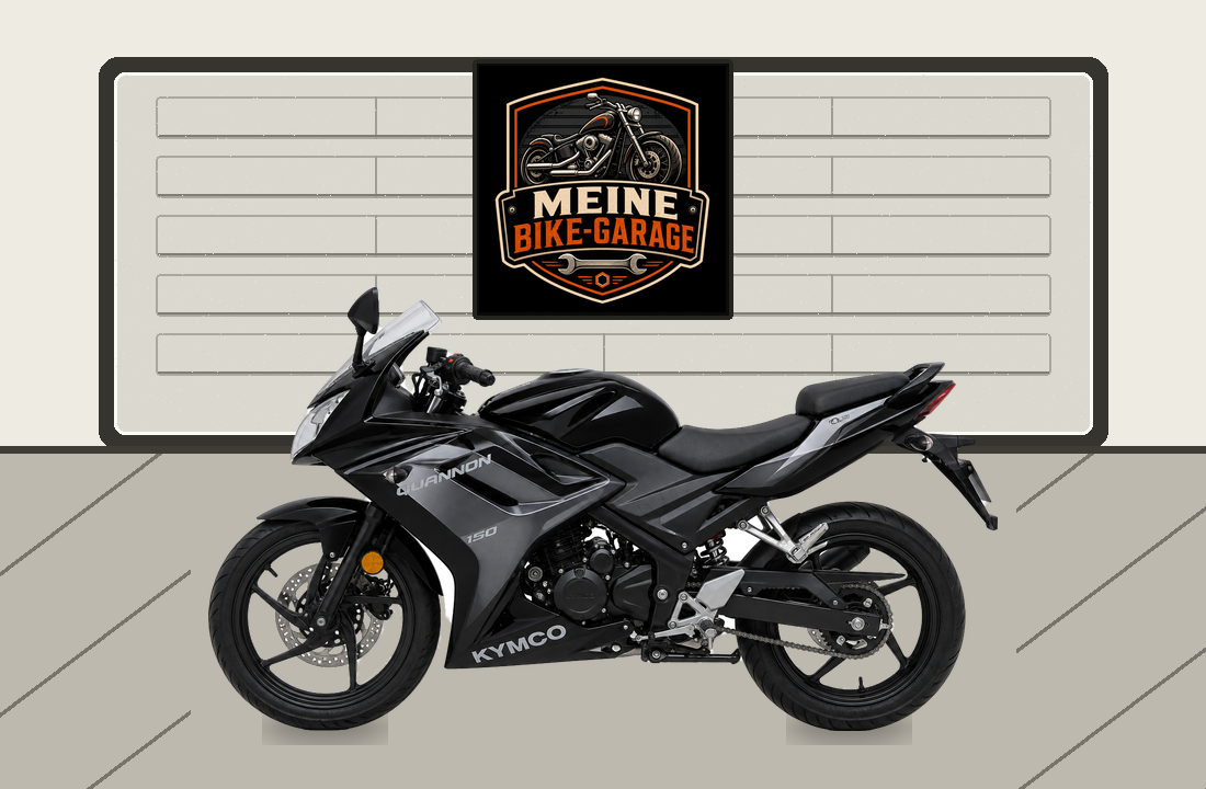 Motorradillustration für Kymco Quannon 150