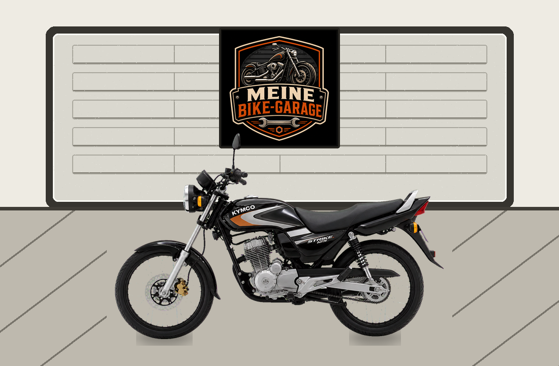 Motorradillustration für Kymco Strike 125