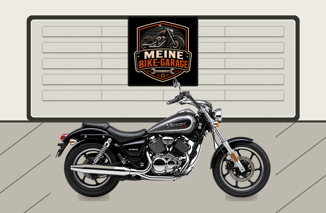 Motorradillustration für Kymco Venox 250