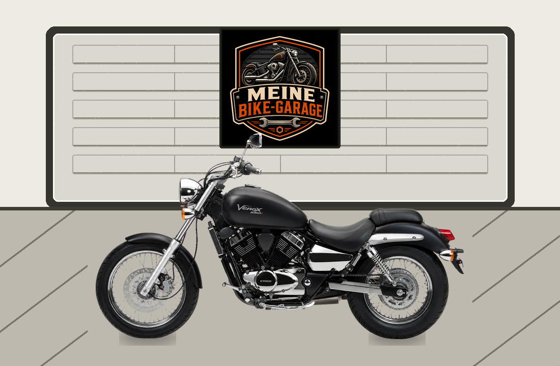 Motorradillustration für Kymco Venox 250i