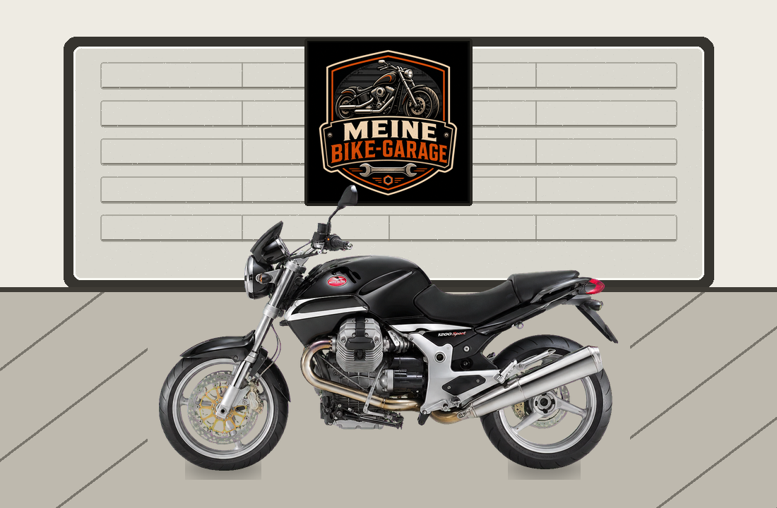 Motorradillustration für Moto Guzzi 1200 Sport