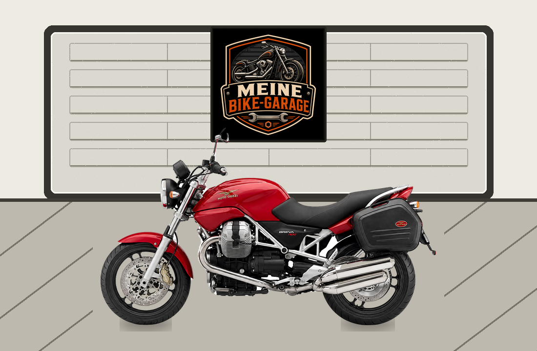 Motorradillustration für Moto Guzzi Breva 1100