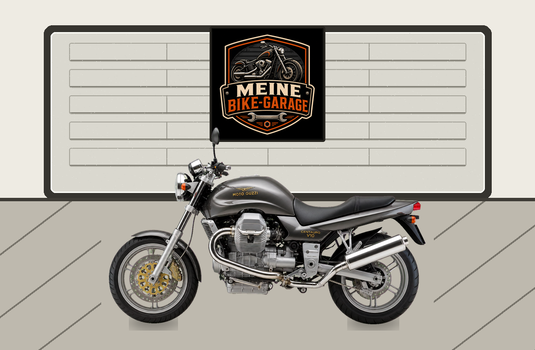 Motorradillustration für Moto Guzzi Centauro V10