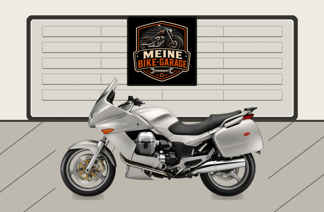 Motorradillustration für Moto Guzzi Norge 850