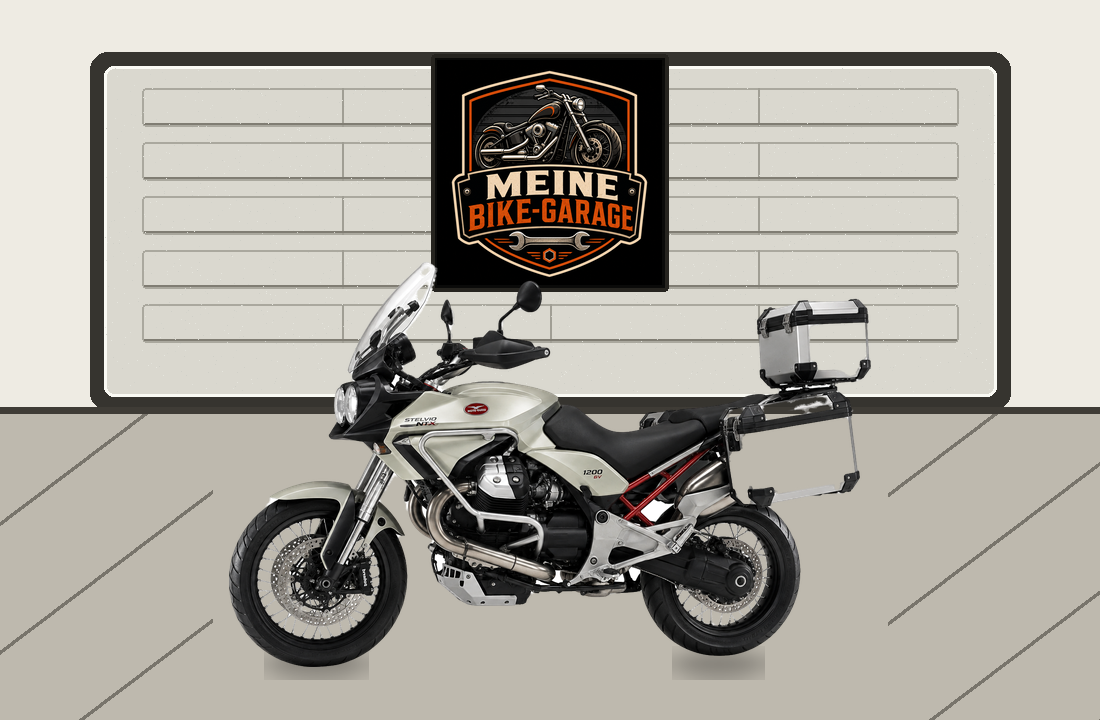 Motorradillustration für Moto Guzzi Stelvio 1200 NTX