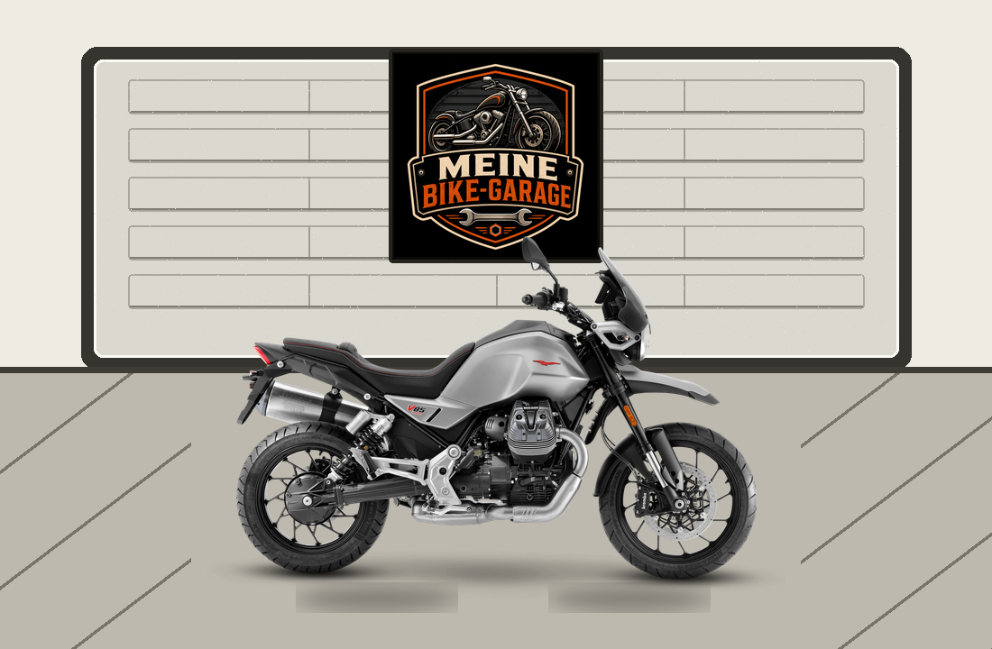 Motorradillustration für Moto Guzzi V85 TT Strada