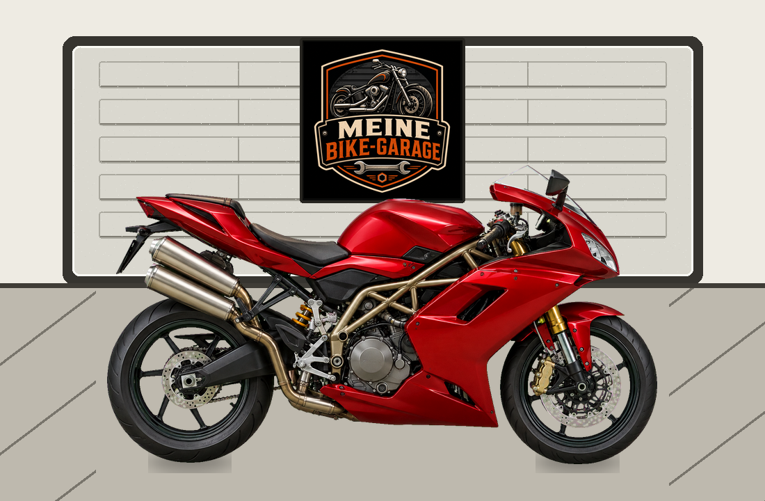Motorradillustration für Moto Morini Corsaro Sport