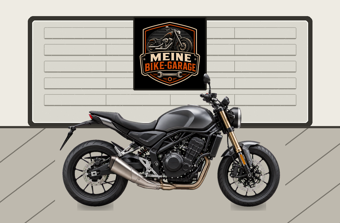 Motorradillustration für Moto Morini Milano