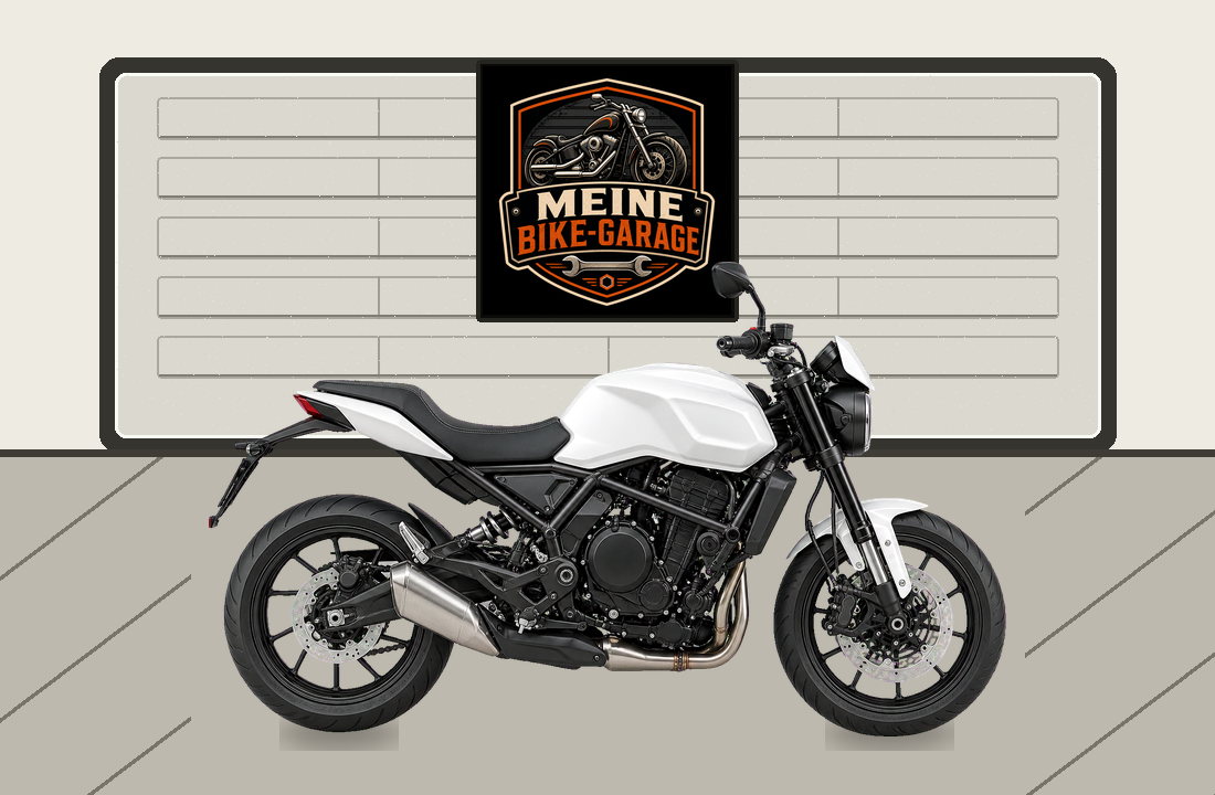 Motorradillustration für Moto Morini Seiemmezzo STR