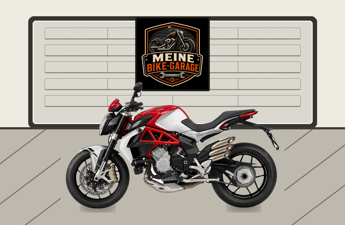 Motorradillustration für MV Agusta Brutale 675
