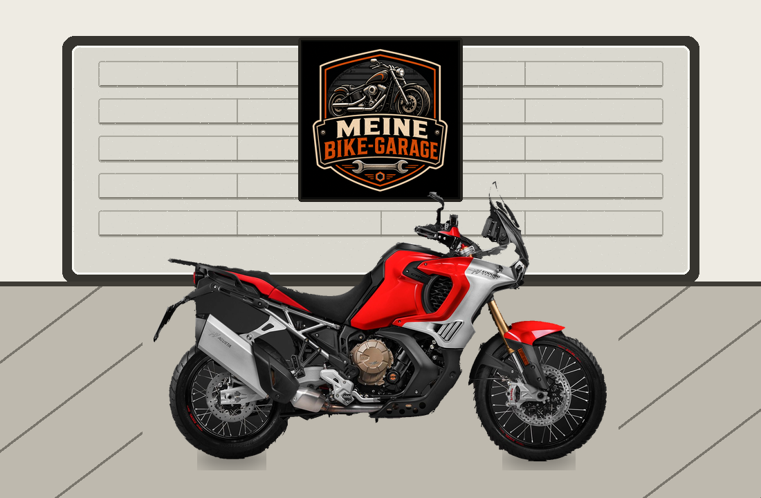 Motorradillustration für MV Agusta Enduro Veloce
