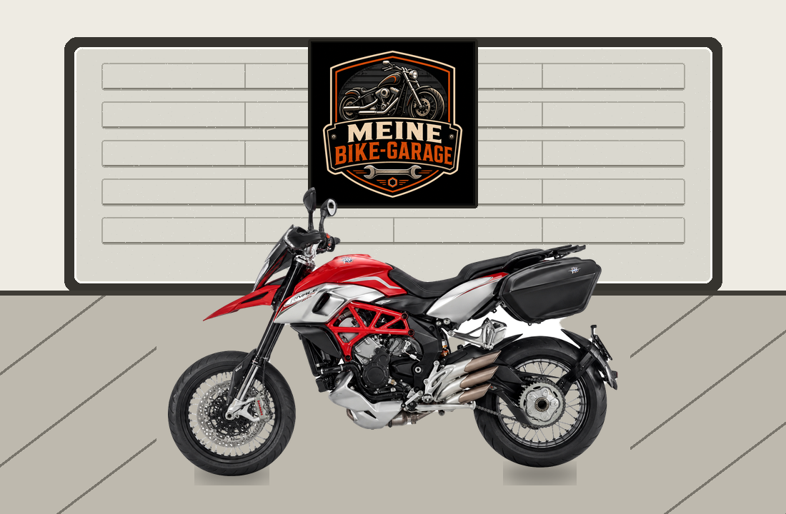 Motorradillustration für MV Agusta Rivale 800