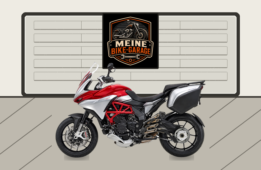Motorradillustration für MV Agusta Stradale 800