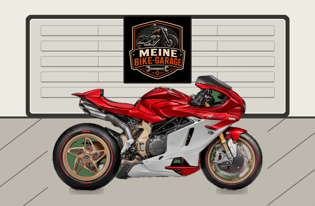 Motorradillustration für MV Agusta Superveloce 1000 Serie Oro