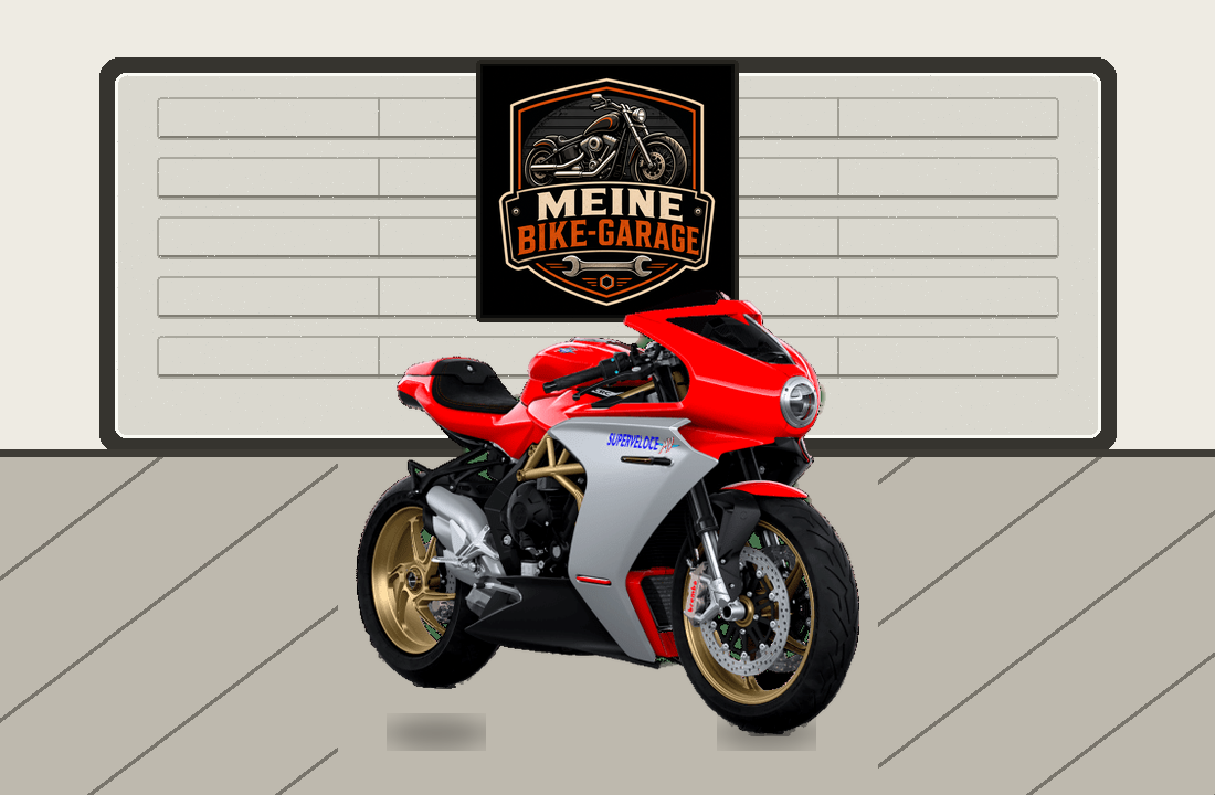 Motorradillustration für MV Agusta Superveloce 800