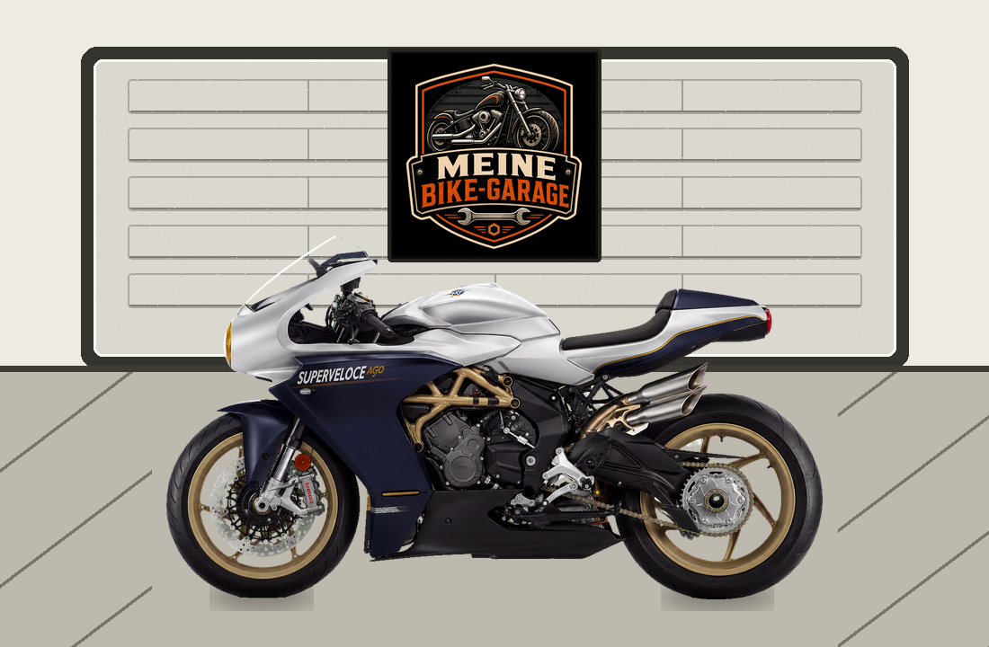 Motorradillustration für MV Agusta Superveloce Ago