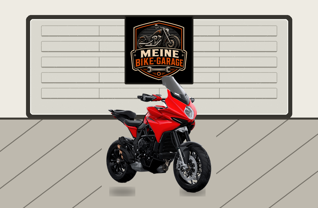 Motorradillustration für MV Agusta Turismo Veloce Rosso
