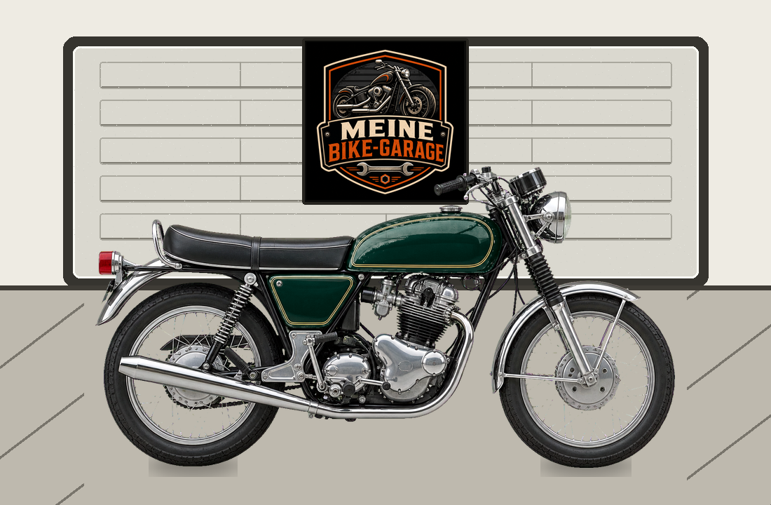 Motorradillustration für Norton Commando 850 Mk3