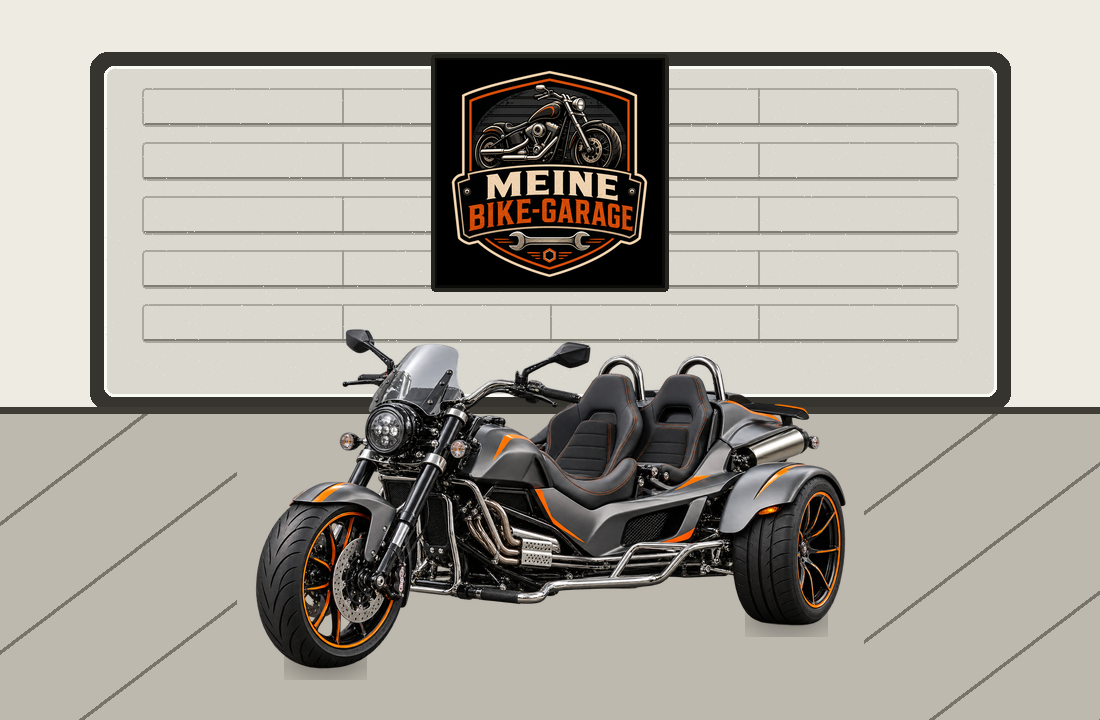Motorradillustration für rewaco PUR3 GT Sportline 110