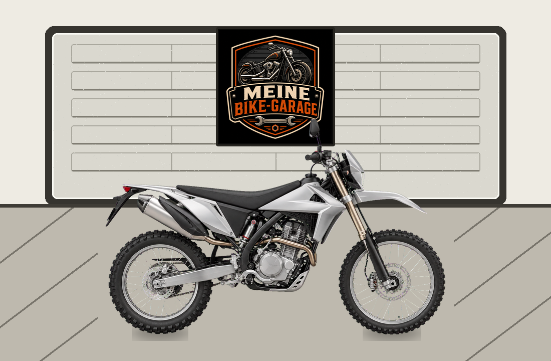 Motorradillustration für Rieju Marathon 125 Pro
