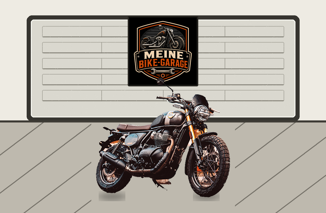 Motorradillustration für Royal Enfield Bear 650