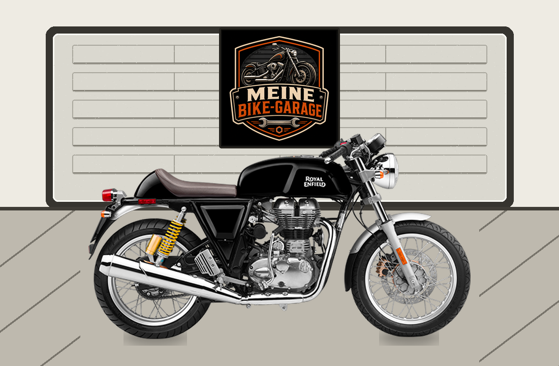 Motorradillustration für Royal Enfield Continental GT 535