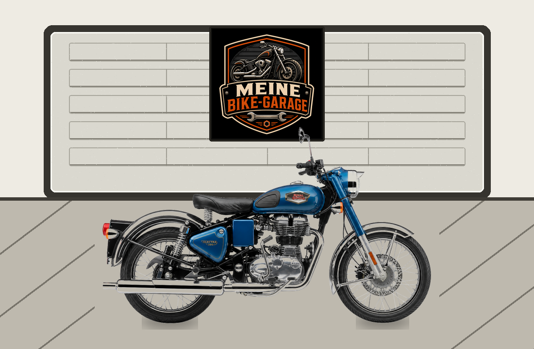Motorradillustration für Royal Enfield Electra 350