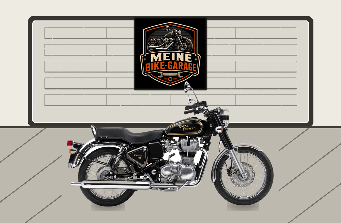 Motorradillustration für Royal Enfield Electra 500
