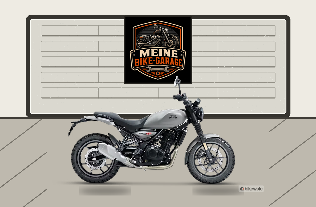 Motorradillustration für Royal Enfield Guerrilla 450