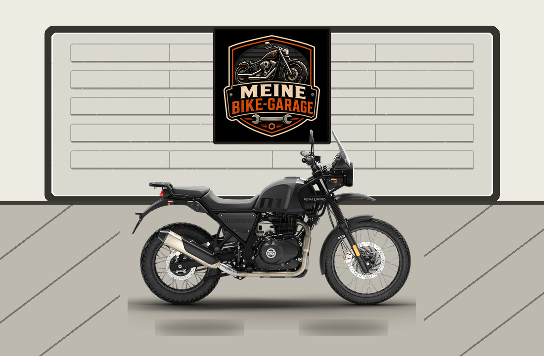 Motorradillustration für Royal Enfield Himalayan 450