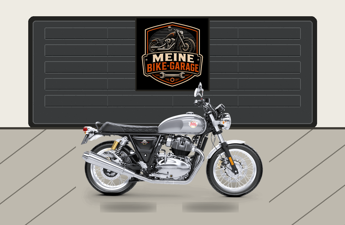 Motorradillustration für Royal Enfield Interceptor 650