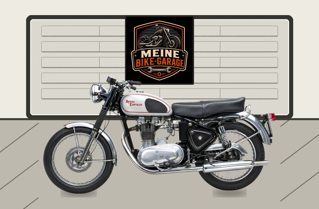 Motorradillustration für Royal Enfield Interceptor 750