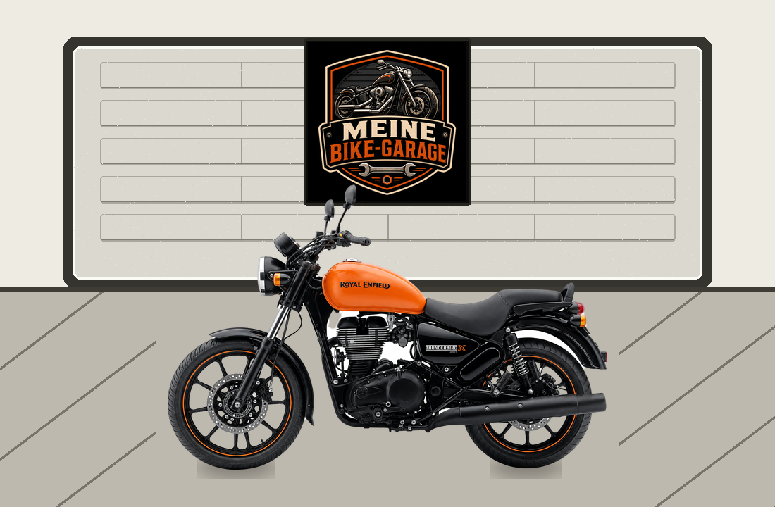 Motorradillustration für Royal Enfield Thunderbird X 350