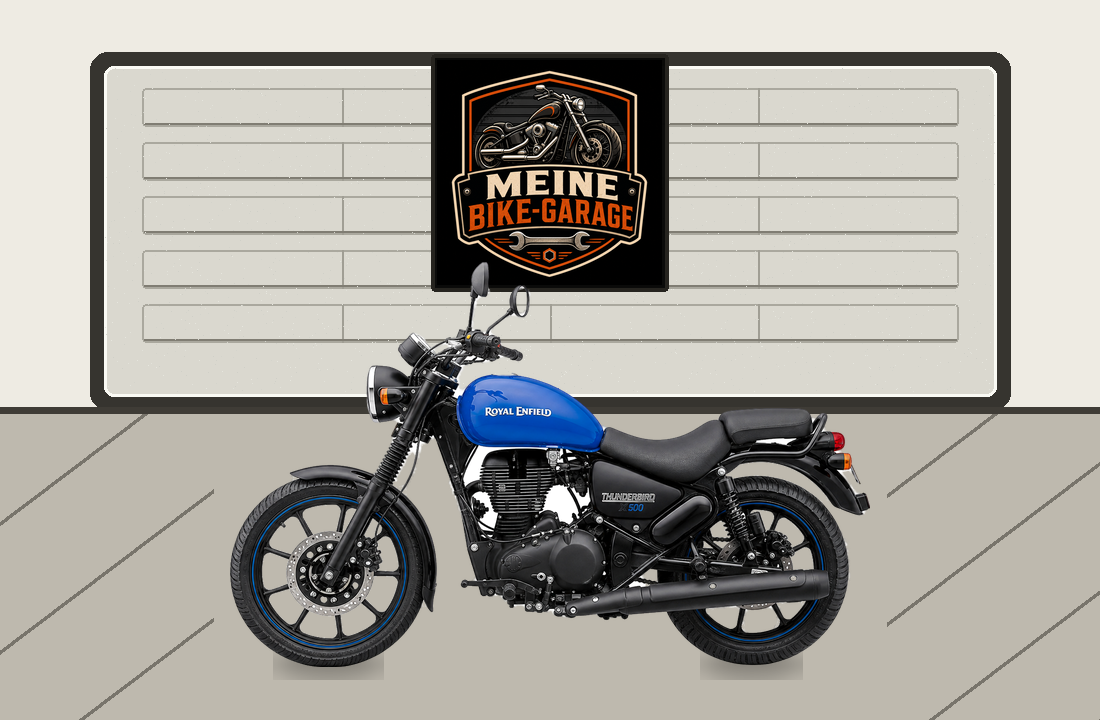 Motorradillustration für Royal Enfield Thunderbird X 500