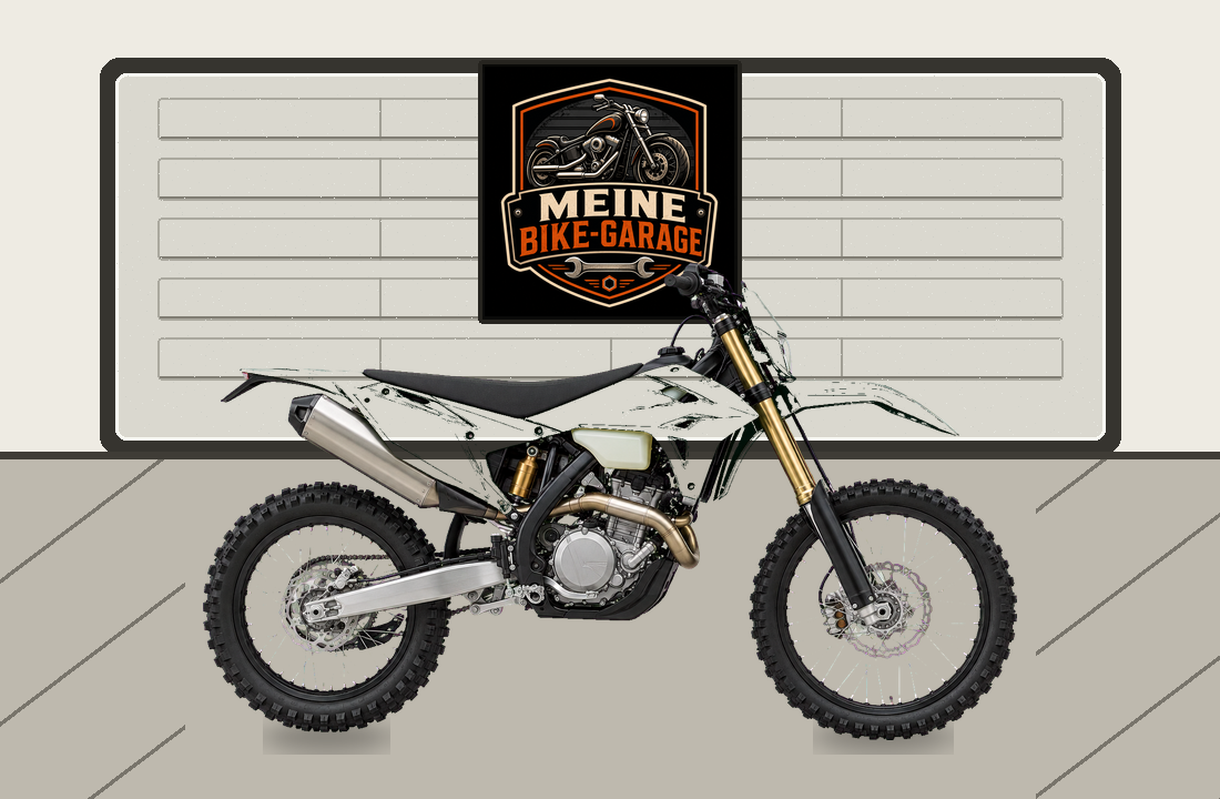 Motorradillustration für Sherco SEF 300 Racing