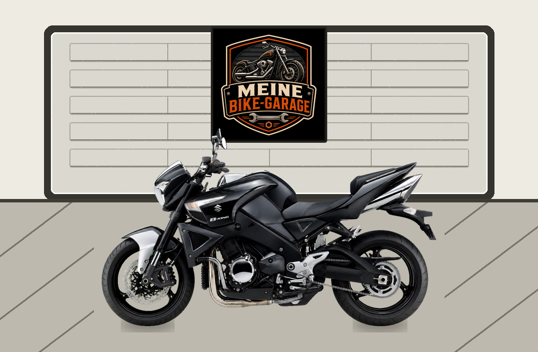 Motorradillustration für Suzuki B-King