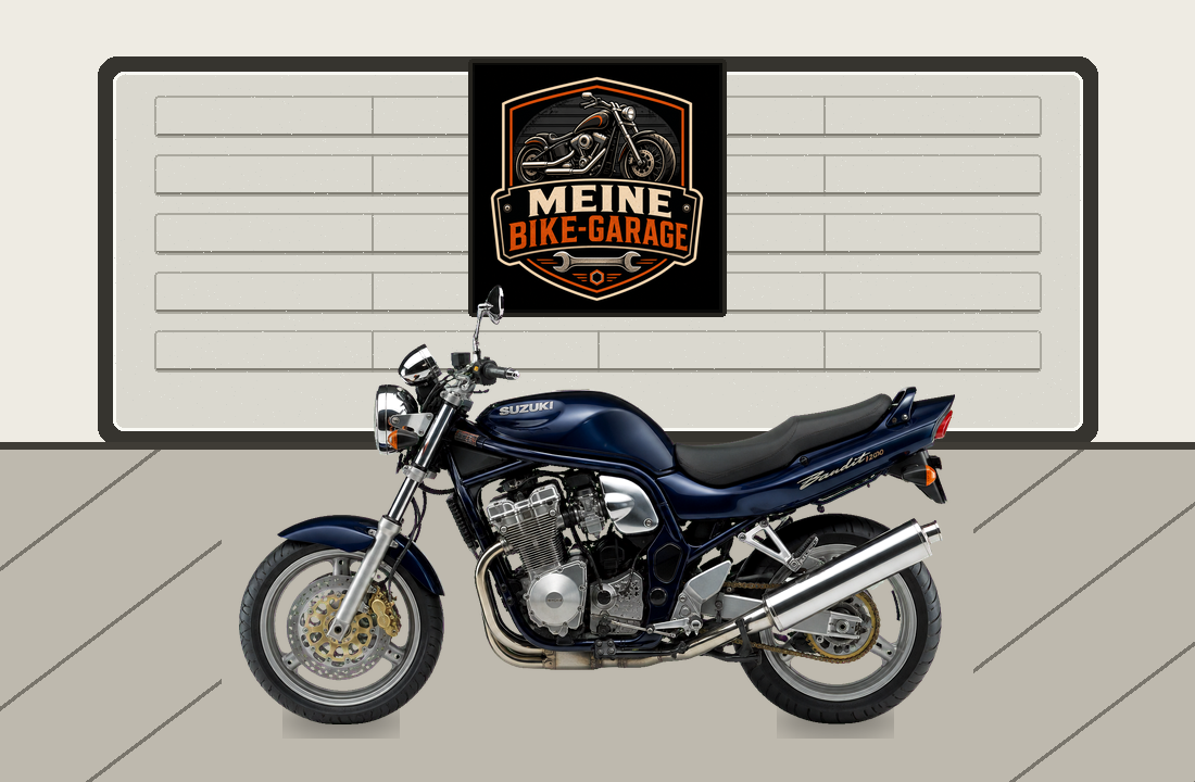 Motorradillustration für Suzuki Bandit 1200