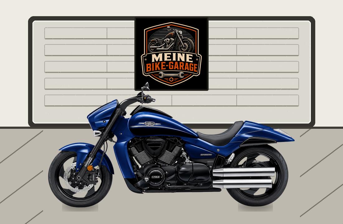 Motorradillustration für Suzuki Boulevard M109R